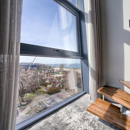 Apartamentyprzymorzu Marine***** Apartament Dwupoziomowy Z Widokiem Na Morze Kolobrzeg Exterior photo